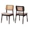 Baxton Studio Dannon Mid-Century Modern Grey Fabric and Walnut Brown Finished Wood 2-Piece Dining Chair Set 234-2PC-13288-ZORO - alternate 1
